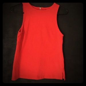 Fitted Red tank Top from Banana Republic